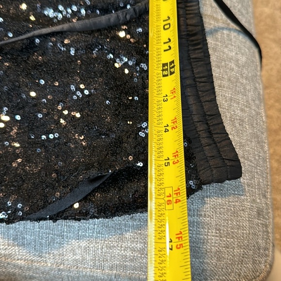 Anthropologie Saturday Sunday Black Sequin Joggers Size Medium - Picture 11 of 12